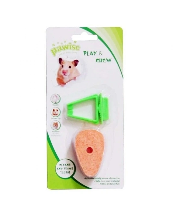 ÇOK SATAN Pawise Havuç Şekilli Hamster Yalama Taşı