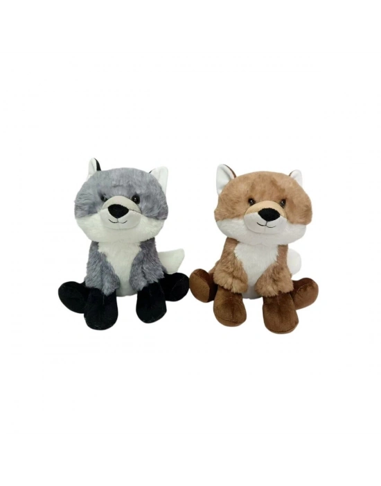 ÇOK SATAN PB31563-23 Peluş Oturan Tilki 23 cm - 1 adet stokta olan gönderilir