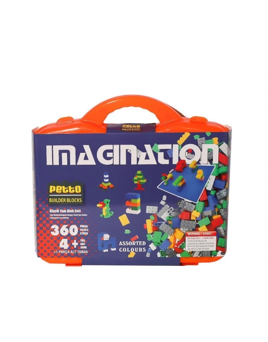 ÇOK SATAN PBB480-1 Çantalı Petto Blok Seti 480 Parça-Gepettoys