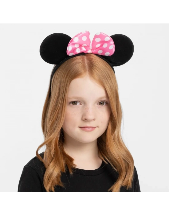 ÇOK SATAN Pembe Fiyonklu Minnie Mouse Tacı Mini Kulak