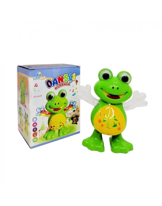 ÇOK SATAN Pilli Işıklı Müzikli Danscı Kurbağa Oyuncak