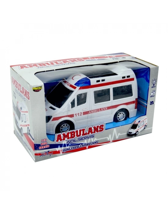 ÇOK SATAN Pilli Sesli ışıklı  112 Ambulans Oyuncak