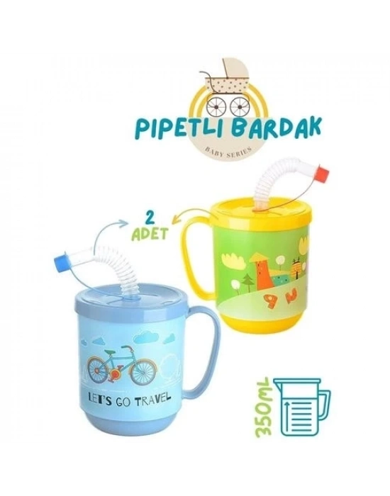 ÇOK SATAN Pipetli Bardak 2 li Momma Design