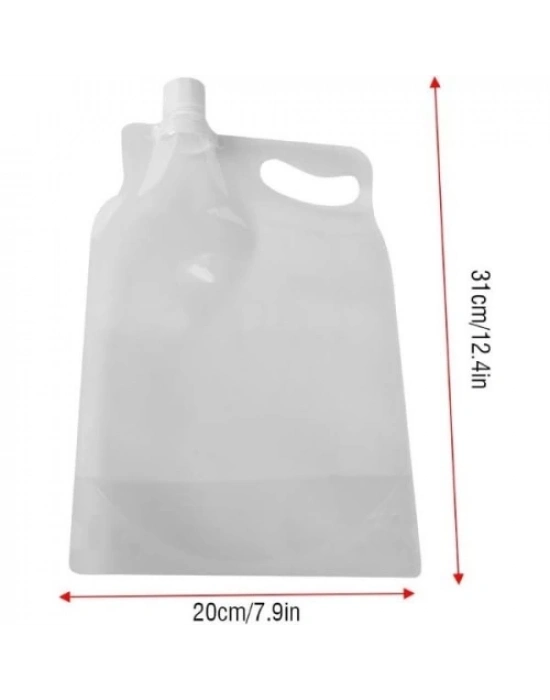 ÇOK SATAN Plastik Kapaklı Su Torbası 1 Litre