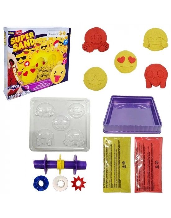 ÇOK SATAN Play-Toys Emoji Oyun Kumu Süper Sand Seti