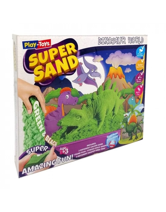 ÇOK SATAN PlayToys Dinazorların Dünyası Oyun Kumu Super Sand