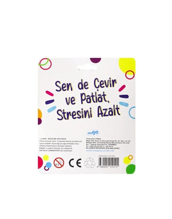 ÇOK SATAN Pop İt Renkli Stres Çarkı