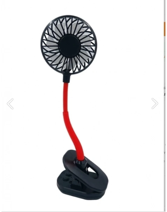 ÇOK SATAN Portatif Işıklı Mini Klipsli Fan