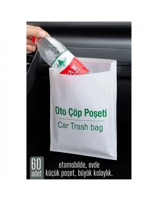ÇOK SATAN Pratik Çöp Poşeti - Yapışkanlı Çöp Poşeti 60 LI PAKET