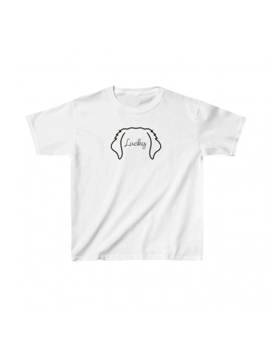 Çocuk Baskılı T-Shirt - Beyaz