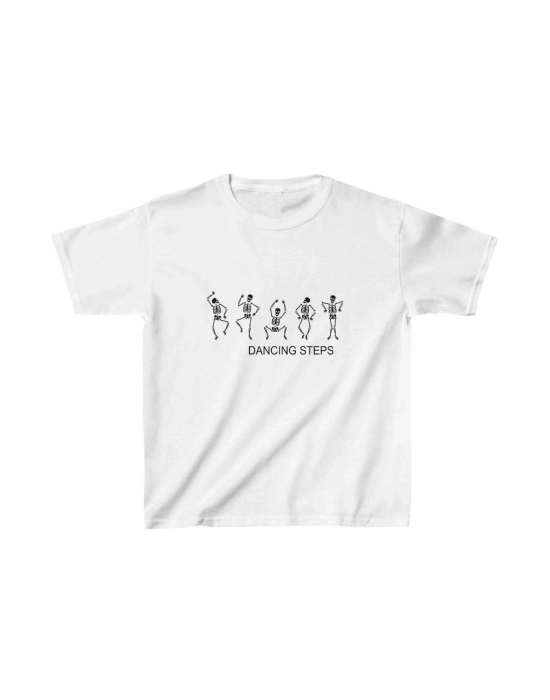 Çocuk Baskılı T-Shirt - Beyaz