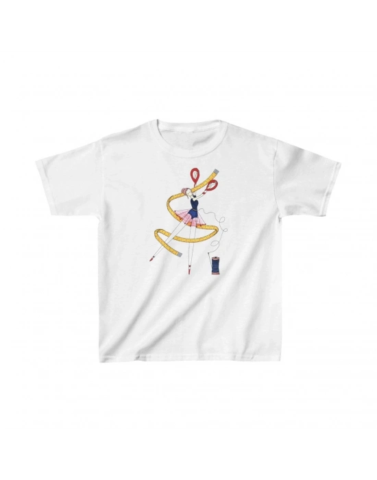 Çocuk Baskılı T-Shirt - Beyaz