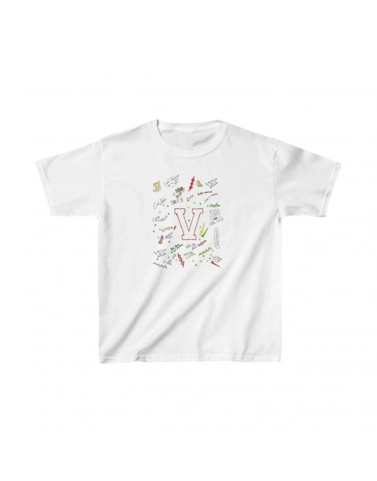 Çocuk Baskılı T-Shirt - Beyaz