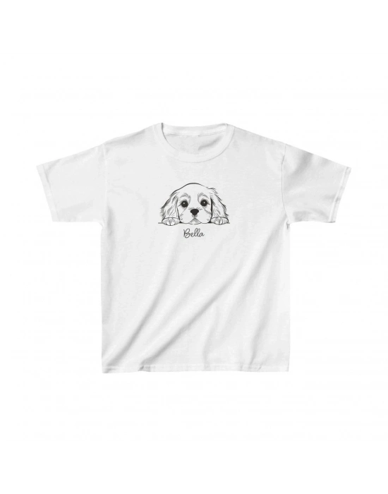 Çocuk Baskılı T-Shirt - Beyaz