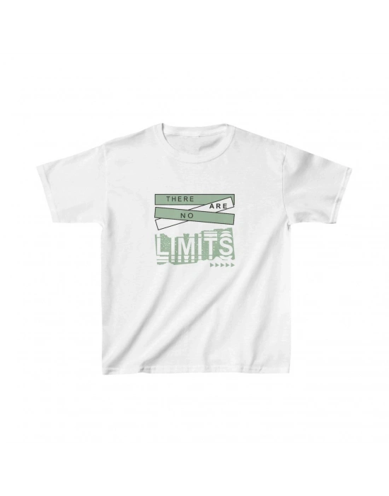 Çocuk Baskılı T-Shirt - Beyaz