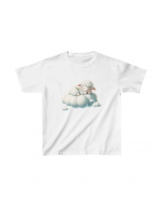 Çocuk Baskılı T-Shirt - Beyaz