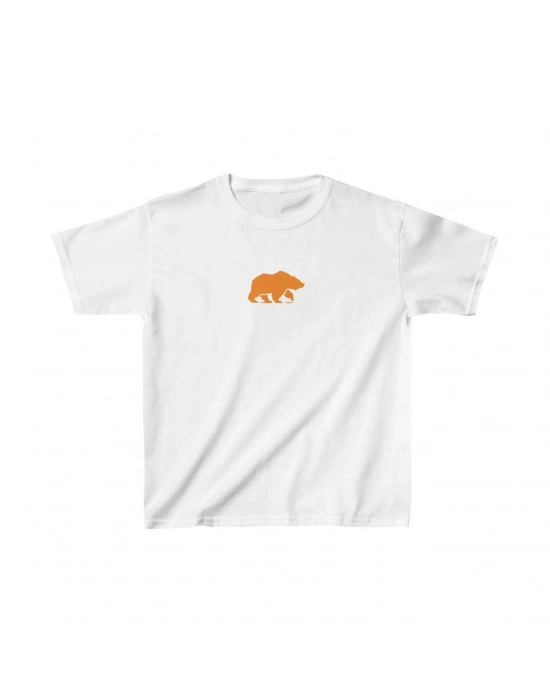 Çocuk Baskılı T-Shirt - Beyaz