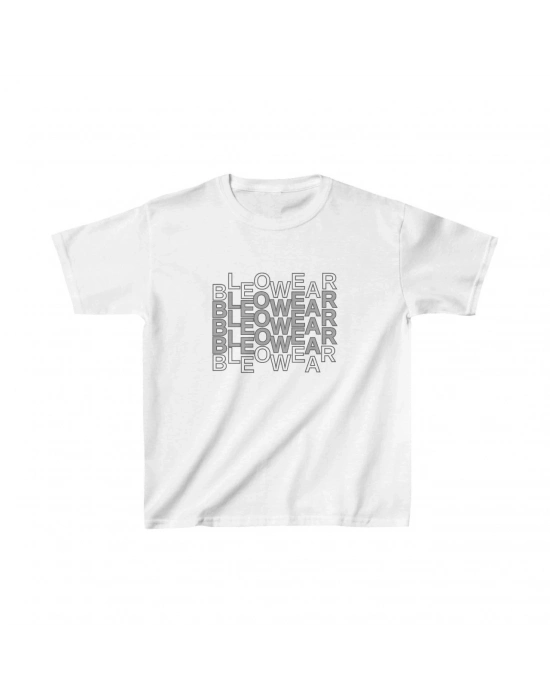 Çocuk Baskılı T-Shirt - Beyaz