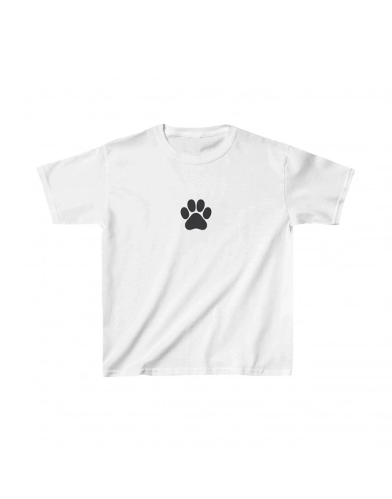 Çocuk Baskılı T-Shirt - Beyaz