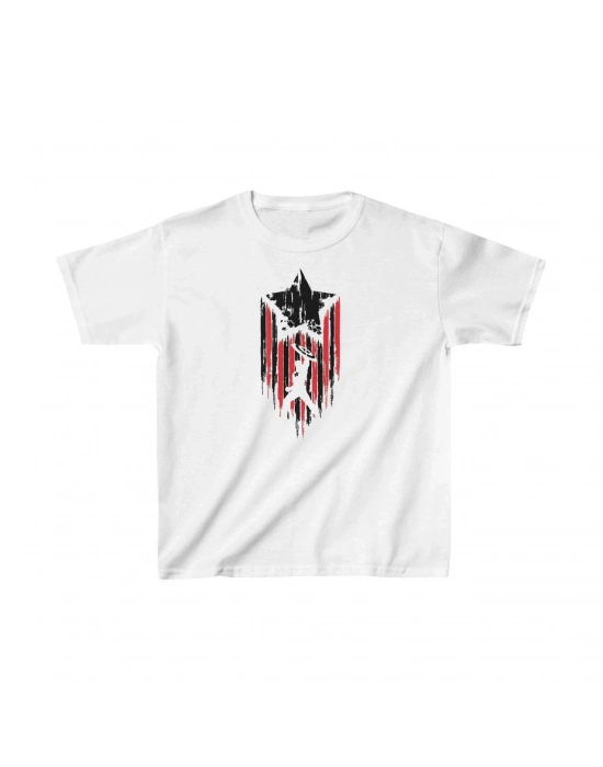 Çocuk Baskılı T-Shirt - Beyaz