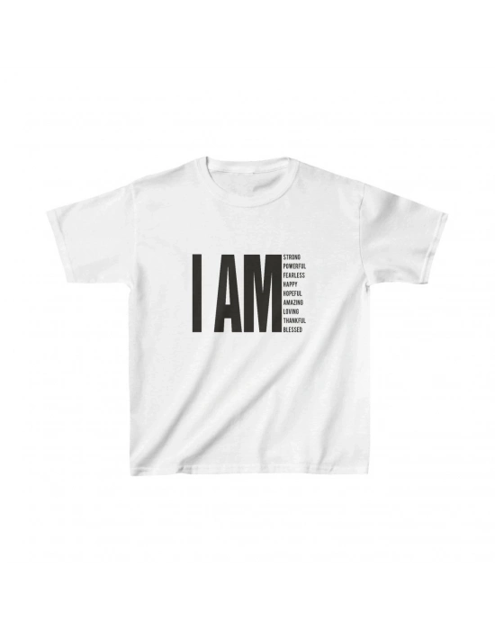 Çocuk Baskılı T-Shirt - Beyaz