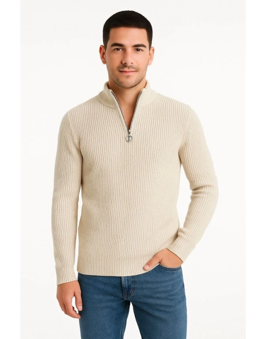 Fitilli Triko Kazak 3’lü Set – Mint Yeşili, Siyah, Bej