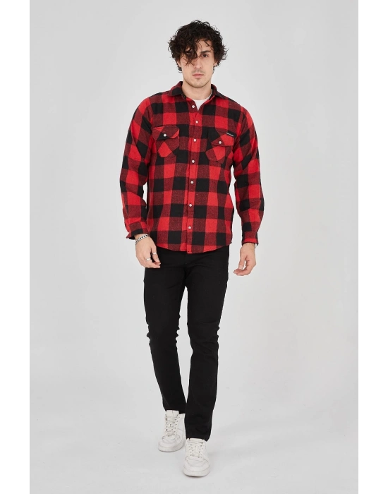 Oduncu Gömlek - Kırmızı