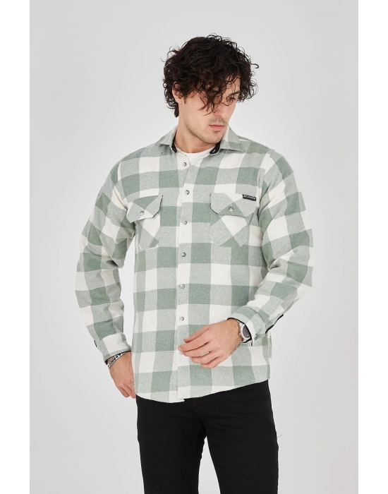 Oduncu Gömlek - Yeşil