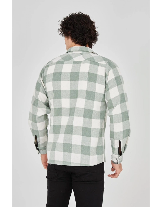 Oduncu Gömlek - Yeşil