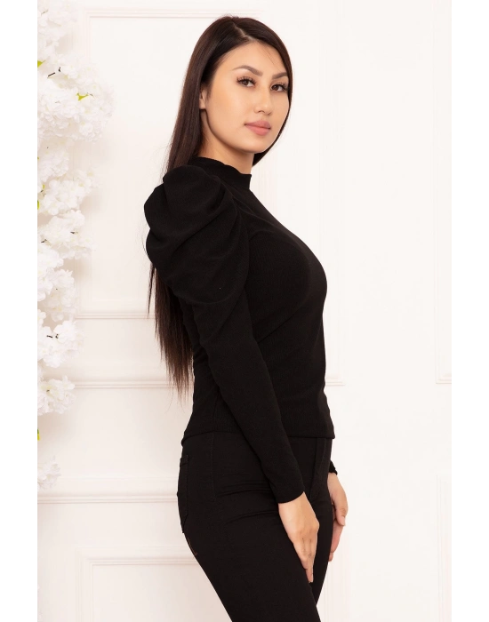 Prenses kol bluz siyah w3125