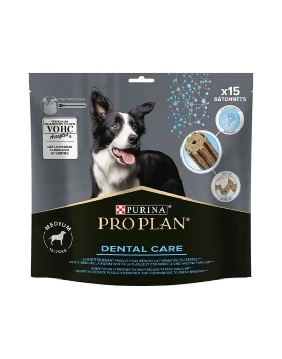 ÇOK SATAN Pro Plan Medium Dental Care Orta Irk Köpek Ödül Maması 345 Gr 15 Adet