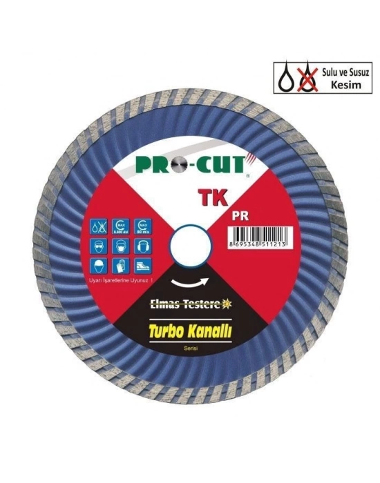 ® Procut TK 180 mm Turbo Kanallı Elmas Testere
