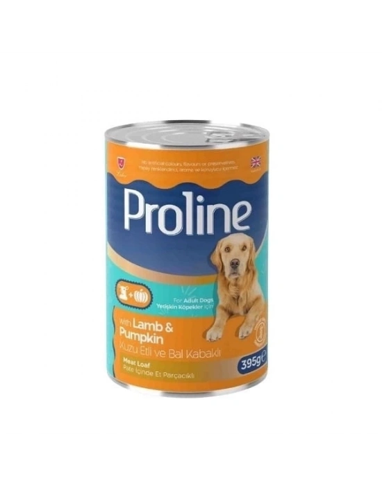 ÇOK SATAN Proline Pate İçinde Et Parçacıklı Kuzu Etli Ve Bal Kabaklı Yetişkin Konserve Köpek Maması 395 Gr