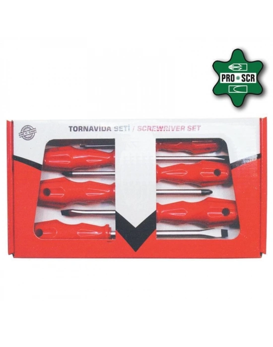 ® Proscr 02645 Karışık Tornavida Seti 7 Parça