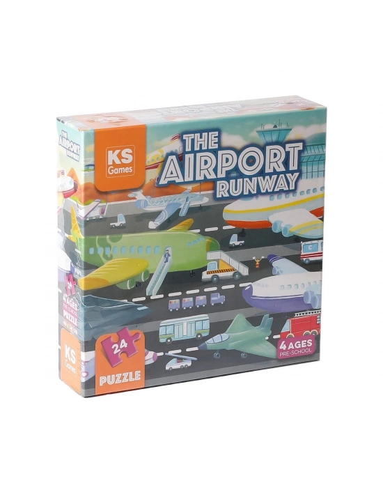 ÇOK SATAN PRS 32707 The Airport runway Pre School Puzzle -KSPuzzle