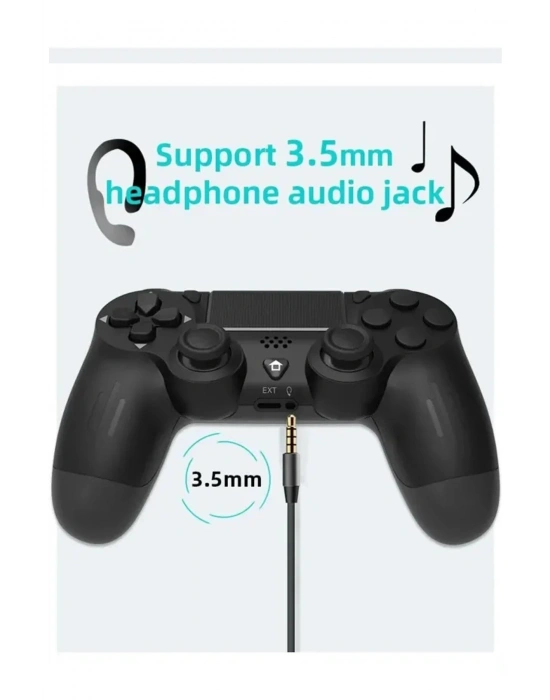 ÇOK SATAN Ps4 Kol Wireless Bt Kablosuz Oyun Kolu Ps4 Joystick Tablet Telefon Pc Uyumlu Titreşimli Oyun Kolu