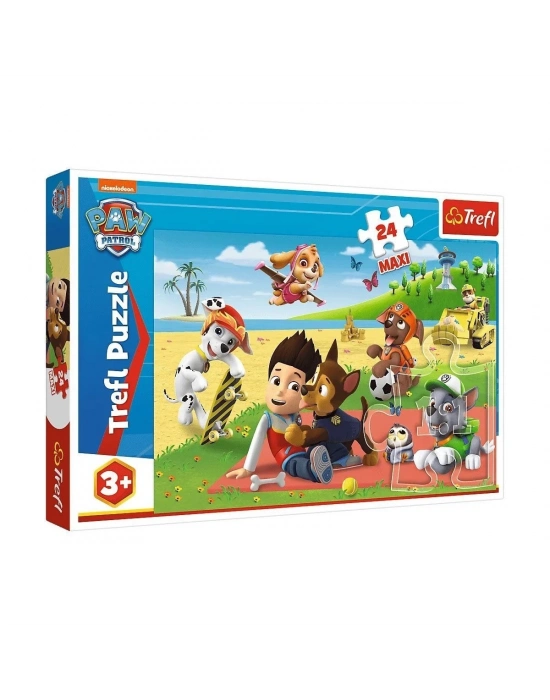 ÇOK SATAN PUZZLE-14346 Paw Patrol 24 Parça Maxi Çocuk Puzzle -Vardem