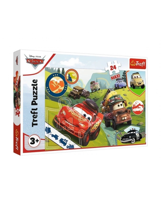 ÇOK SATAN PUZZLE-14352 Maxi Disney Cars 3 24 Parça Çocuk Puzzle