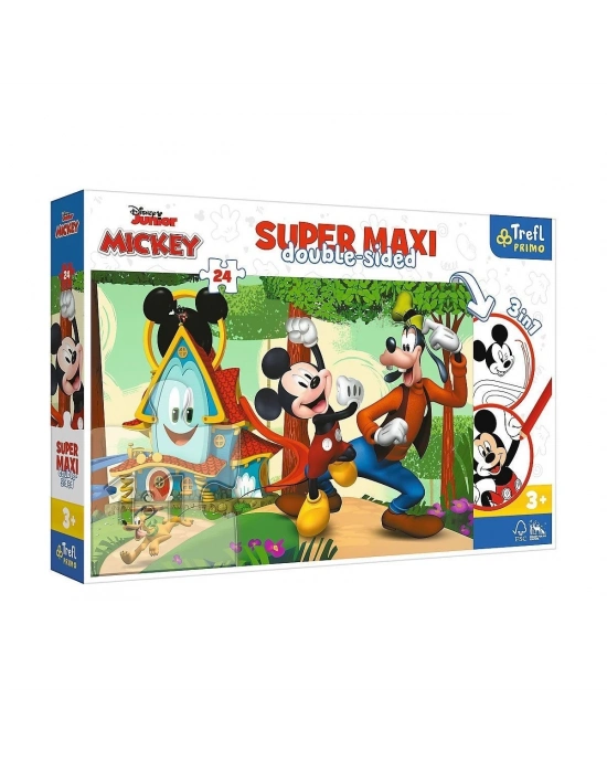 ÇOK SATAN PUZZLE-41012 Süper Maxi Mickey 24 Parça Çocuk Puzzle