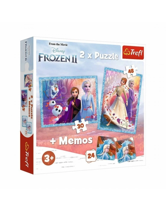 ÇOK SATAN PUZZLE-90814 2IN1 Frozen II Çocuk Puzzle