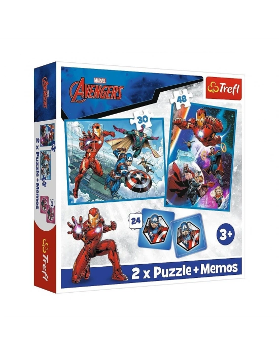 ÇOK SATAN PUZZLE-93333 2W1 Marvel The Avengers Çocuk Puzzle