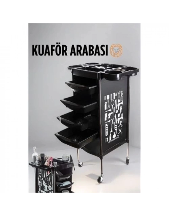 ÇOK SATAN Raflı Kuaför Arabası Absolute Professional