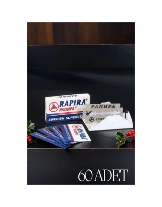 ÇOK SATAN Rapira 60 Adet Yaprak Tıraş Jileti