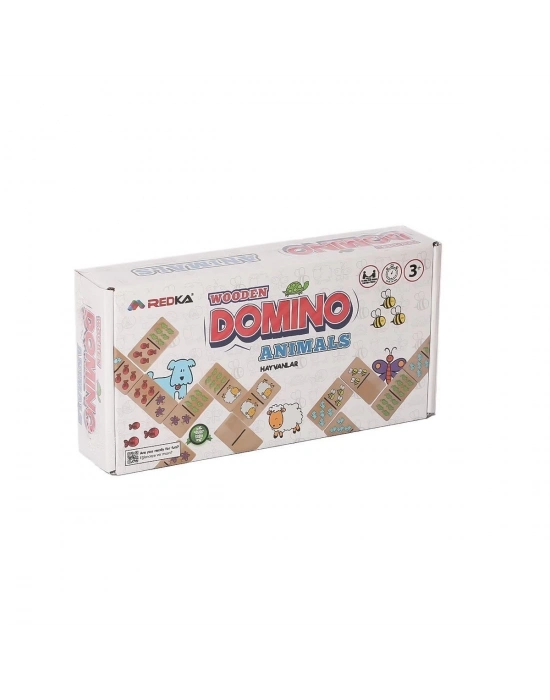 ÇOK SATAN RD5648 Ahşap Domino Animals -Redka