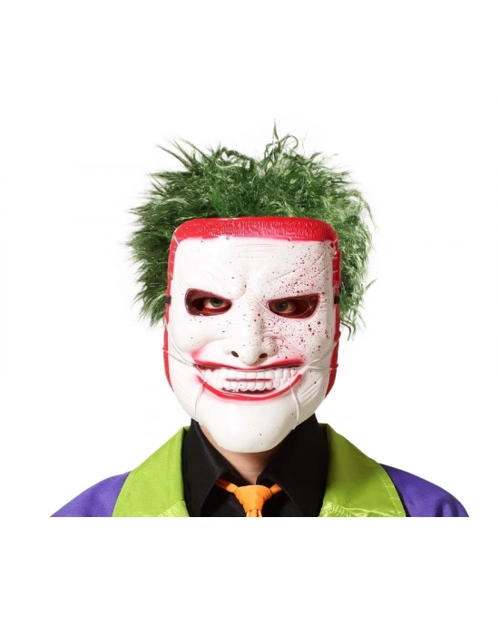 ÇOK SATAN Reçine Ölüm Joker Maskesi Kanlı 23x18 Cm