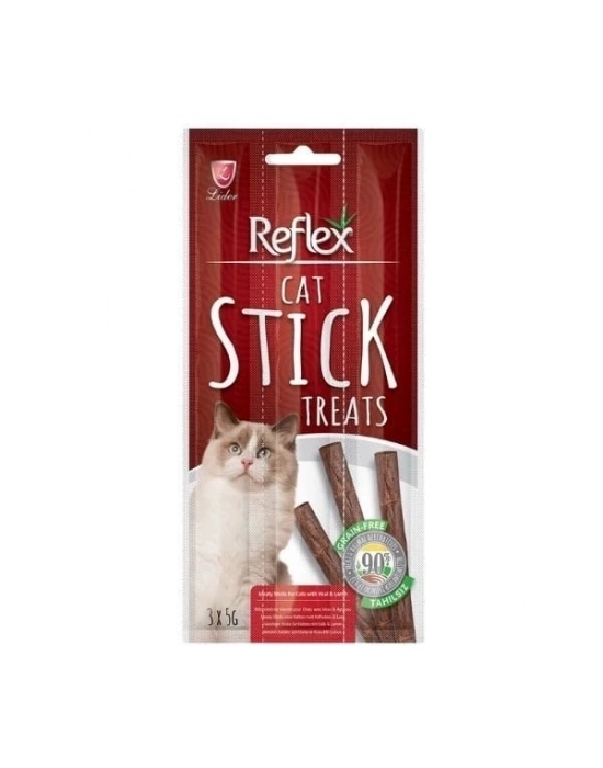 ÇOK SATAN Reflex Biftekli ve Kuzu Etli Stick Kedi Ödül Maması 3 Adet 5 Gr