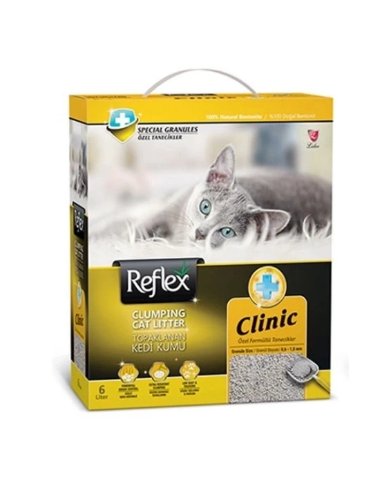 ÇOK SATAN Reflex Klinik Özel Tanecik Süper Hızlı Topaklanan Kedi Kumu 6 Lt