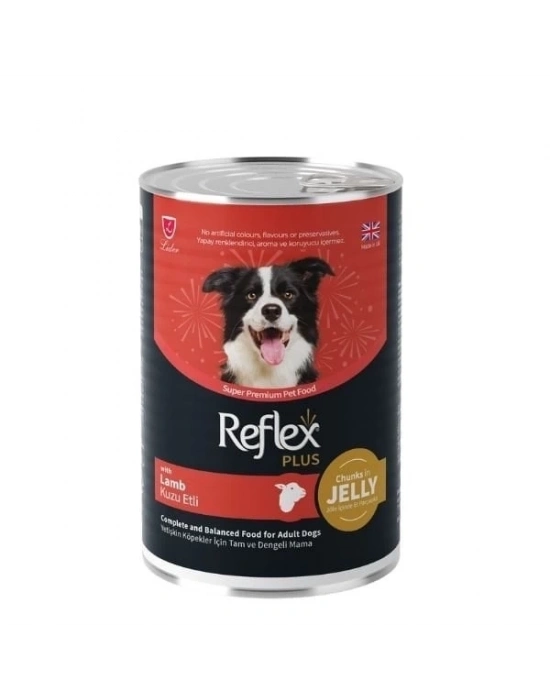 ÇOK SATAN Reflex Plus Jöle İçinde Kuzu Etli Yetişkin Konserve Köpek Maması 400 Gr