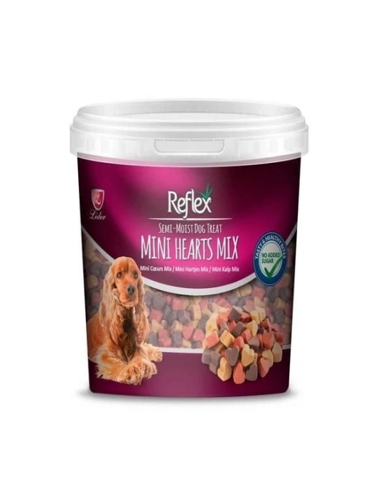 ÇOK SATAN Reflex Semi Moist Mini Kalp Mix Köpek Ödül Maması 500 Gr