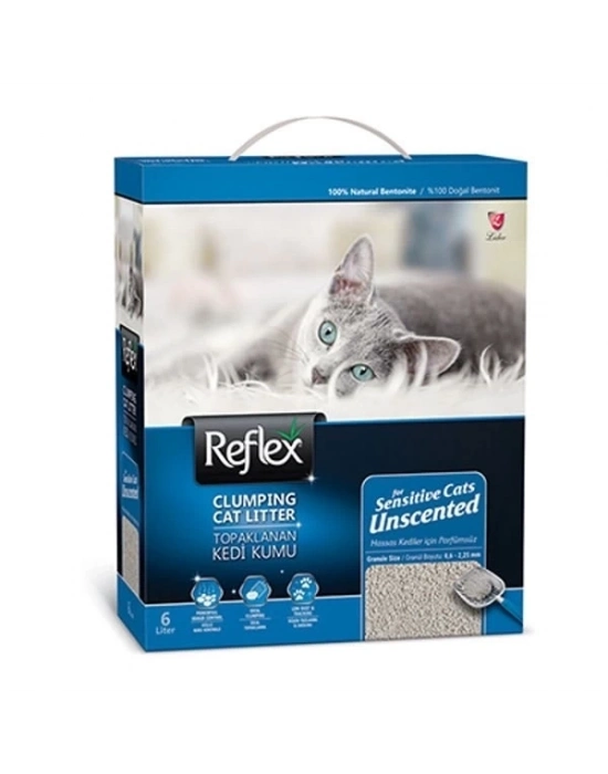 ÇOK SATAN Reflex Sensitive Kokusuz Bentonit Doğal Kedi Kumu 6 Lt